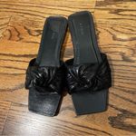 BY FAR Black Knotted Women's Sandals Size 9 Photo 4