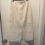 A New Day NWT white/Cream Sheer Midi Skirt from  size 8. Modern contemporary fit Photo 4