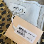 MINKPINK Leopard Print Denim Mini Dress Photo 4