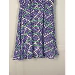 Lush Clothing Lush Geometric Print Sleeveless V Neck Wrap Dress Women's XS Photo 2
