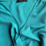 Apt. 9 𝅺 aqua & blue Medium(M) sleeveless draped skirt dress Photo 6