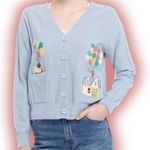 Disney Pixar Up Ballon Dug and House Embroidered Cardigan Photo 0