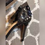 ZARA  Black Heels Embellished Ankle Strap EU 36 US 5.5 Photo 5