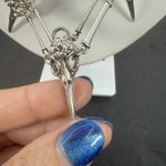 Khonshu Plague Doctor Jewelry Gothic Silvery Bird Skull Pendant Necklace Choker Silver Photo 1
