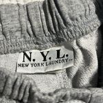 New York Laundry N Y L  Retro Vintage Gray Cotton Knit Shorts Womens Medium Photo 4