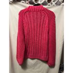 Free People  Candy Blossom Cable Knit Mock Neck Size Medium Photo 3