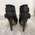 Diesel black booties Melrose Sydnay Buckle Platform Baddie 7.5 Y2K nightclub Photo 6