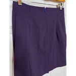 Babaton Aritizia‎  Jethro Skirt in Blue Mini Grid Wrap Style Front Size 2 XS Photo 4