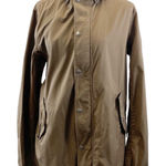 Club Monaco  Womens Jacket Hooded Lightweight Casual Utility 100%‎ Cotton Brown S Photo 0