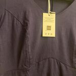 Grace Karin Grace‎ Karin navy blouse size L flutter sleeve NEW Photo 2