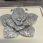 Piper  Silver Flower Brooch with Glass Stones 🩶 Photo 2