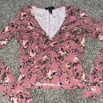 Forever 21  - Pink Floral - Long Sleeve Too - M Photo 0