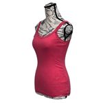 Hollister Gilly Hicks Sydney Pink Lace Trim Tank Top Women’s Small Knit Cami Y2K Vintage Photo 2