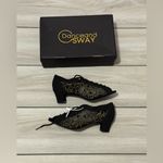 Danceandsway Suede 4.8cm Heel Ballroom Dance Shoes Shoes Black Size 8.5 NWT Photo 4
