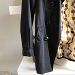 Vertigo Paris Vertigo Black Puff Sleeve Trench Coat Jacket Size Small Photo 2