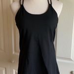 CAbi Black Power Workout Stretch Strappy Yoga Tank Top Photo 7