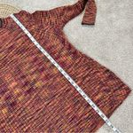 Sundance Mock Neck Longsleeve Ribbed Sweater Boho in Earth Tone Multicolor XL Orange Photo 10