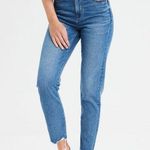 American Eagle Raw Hem Mom Jean | Size 8 Photo 0