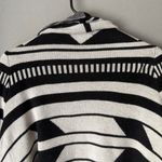 Banana Republic  sz S aztec cream‎ black southwest Shrug Photo 8