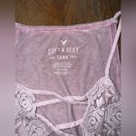 American Eagle  Outfitters Blush Lace Tank Top Photo 3