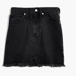 Madewell NWT  Rigid Denim A-Line Mini Skirt size 0 Photo 4