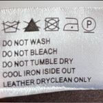 Sachin + Babi  100% Lamb Leather Strip- Patch Skirt size 6 Photo 9