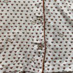 Roller Rabbit Pink and white  heart pajama top Photo 4