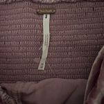 Free People  Bridgette Velvet Blouse in Mauve Photo 5