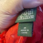 Wild Fable FINAL MARKDOWN  flocked tie front shrug medium Nwt Photo 3