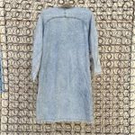 Vintage 80s Monique acid wash denim dress with silver tone giant stud detail Blue Size 12 Photo 3