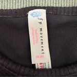 Free People FP Movement Ribbed Supernova Crop Top in Black Size Medium Twist Bra Photo 11