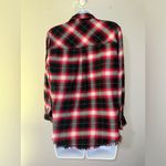 Rails  Women’s Leo‎ Frayed Plaid Pearl Snap Button Flannel Top EUC Size XS Photo 7