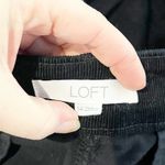 Loft The Palmer High Rise Wide Leg Corduroy Pants Black 14 Photo 1