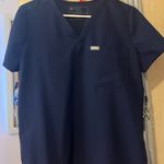 FIGS Navy Scrub Top Photo 0