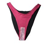 Nike Swim Color Block Reversible Sling Bikini Bottom Pink Black Size Med Photo 5