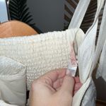 Hutch  Tie-Strap Crop Top‎ & Midi Skirt Brocade ivory Set Photo 5