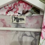 Show Me Your Mumu Women White Pink Floral Kimono Cover up Short Sleeve Size O/S Photo 6