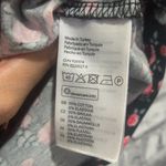 Divided EUC By H&M Black Base Pink Floral Crop Top Size Small Photo 6