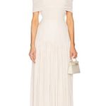 NWT HELSA Makenzie Off Shoulder Sweater in Vanilla, size S White Photo 3