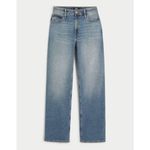 Hollister Womens  Ultra High-Rise Light Wash Dad Jeans - Sz 3 Photo 3