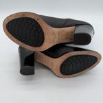 Jimmy Choo  Black Soft Leather Sophisticated Pull On Mid Calf Heel Boots 38.5 Photo 1