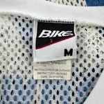 Vintage BIKE White Jersey Blue Letters Size Medium Photo 3