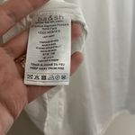 Ba&sh  White Button Down Lady Shirt Classic Workwear Career Top Size Large Photo 11