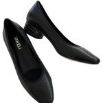 EUC VAN ELi Leather Low Heels Black Size 5.5 Photo 0