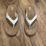 Okabashi Breeze‎ White/Toffee flip flop Sz Large 9.5 Photo 1