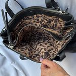 B. Makowsky Black Soft Leather Hobo Bag Photo 5