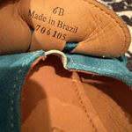 Quoddy Suede Ring Aqua Leather Mules Slides Womens 6‎ Blue Moccasins Slip On Photo 6