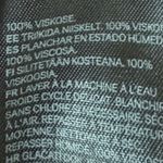 H&M  sz XL Womens Black Pink Flowy Ditsy Floral Long Sleeve Tiered Babydoll Dress Photo 7