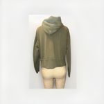 ZARA  Cropped Hoodie Army Green Women’s Small Photo 2