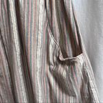 Urban Outfitters  Serendipity Neutral Linen V-Neck Babydoll‎ Dress Size Medium Photo 10